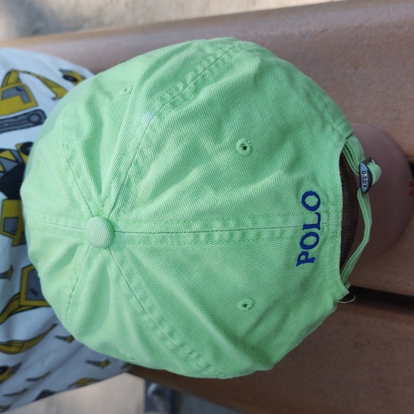 Polo Ralph Lauren Baseball Cap Light Green Embroidered Logo - Picture 5 of 13